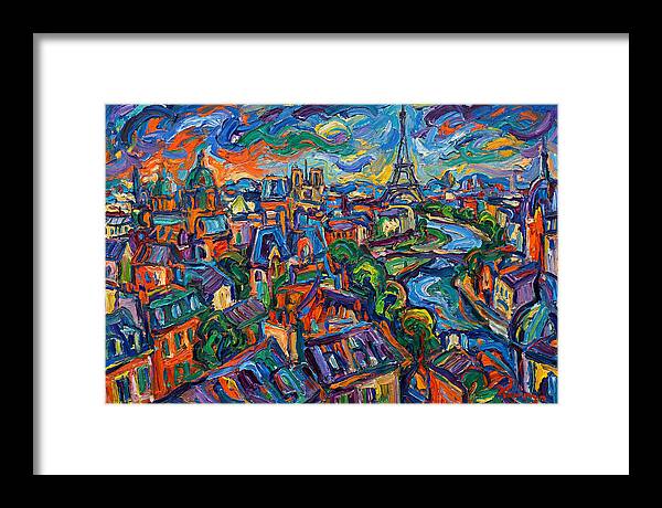 Parisian Landscape In Expressionist Style