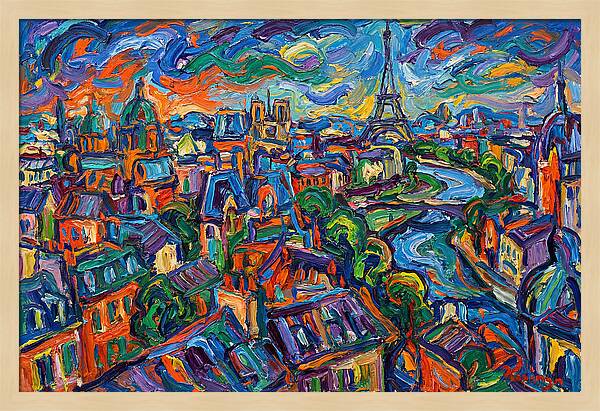 Parisian Landscape In Expressionist Style