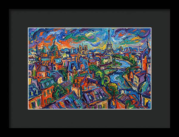 Parisian Landscape In Expressionist Style