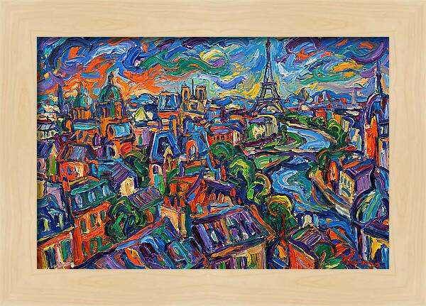 Parisian Landscape In Expressionist Style