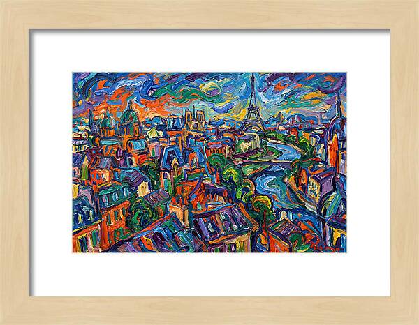 Parisian Landscape In Expressionist Style