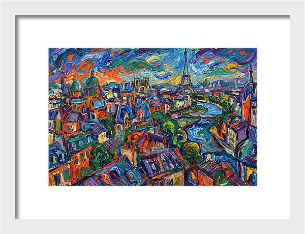 Parisian Landscape In Expressionist Style