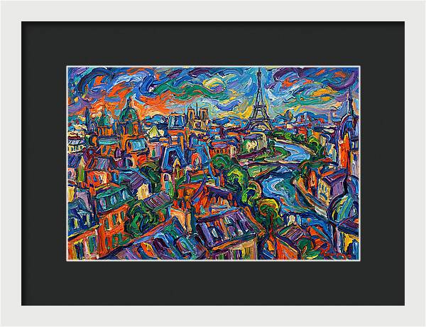 Parisian Landscape In Expressionist Style
