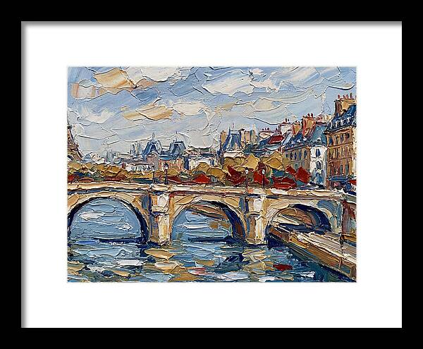 Parisian Landscape In Palette Knife