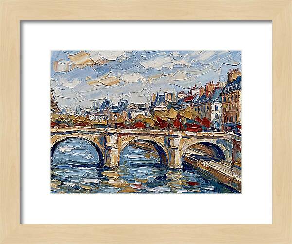 Parisian Landscape In Palette Knife