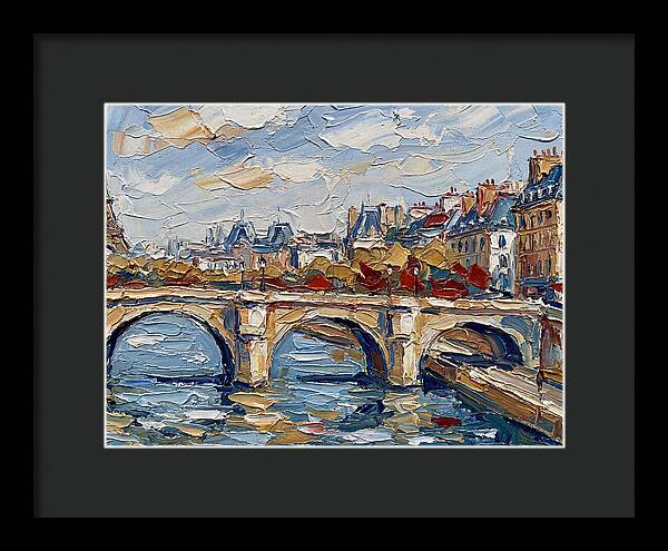 Parisian Landscape In Palette Knife