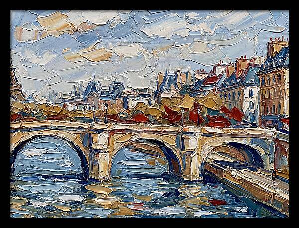 Parisian Landscape In Palette Knife