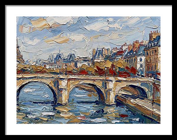 Parisian Landscape In Palette Knife