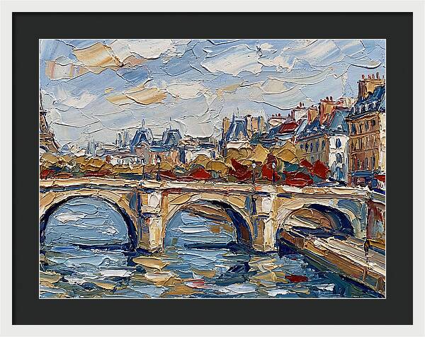 Parisian Landscape In Palette Knife