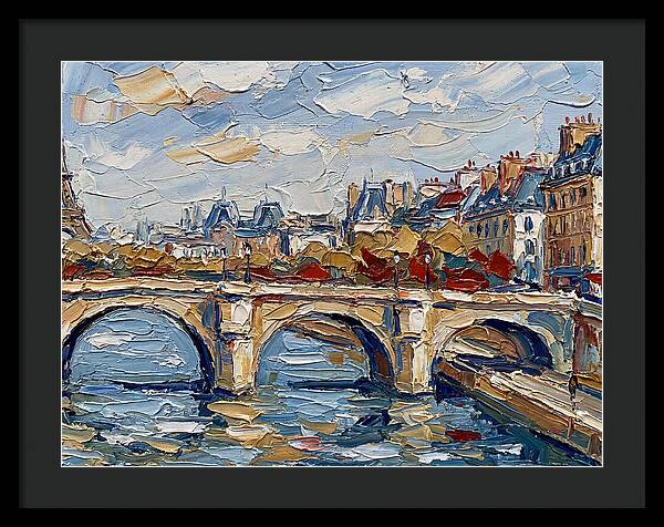 Parisian Landscape In Palette Knife