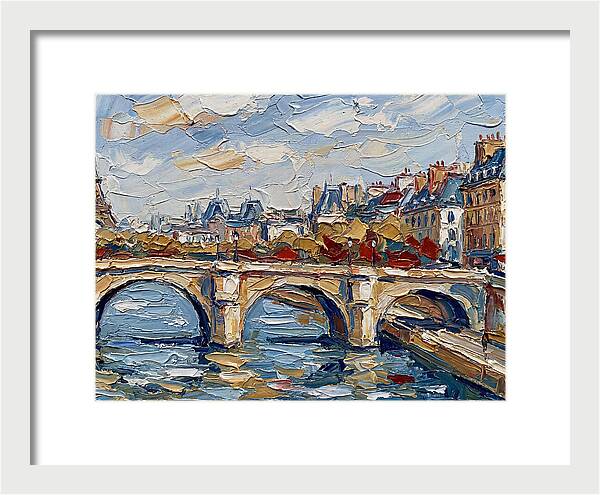 Parisian Landscape In Palette Knife