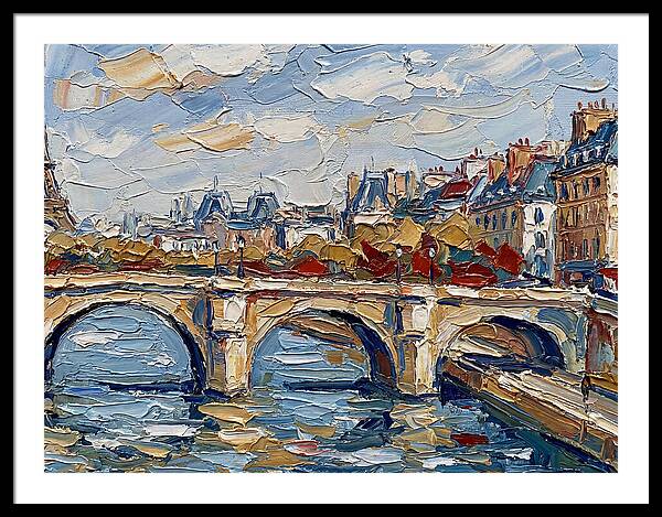 Parisian Landscape In Palette Knife
