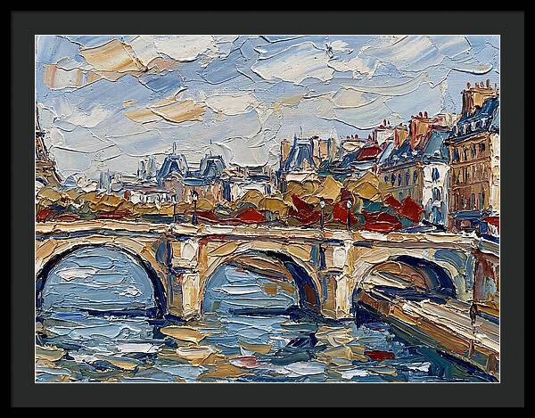 Parisian Landscape In Palette Knife