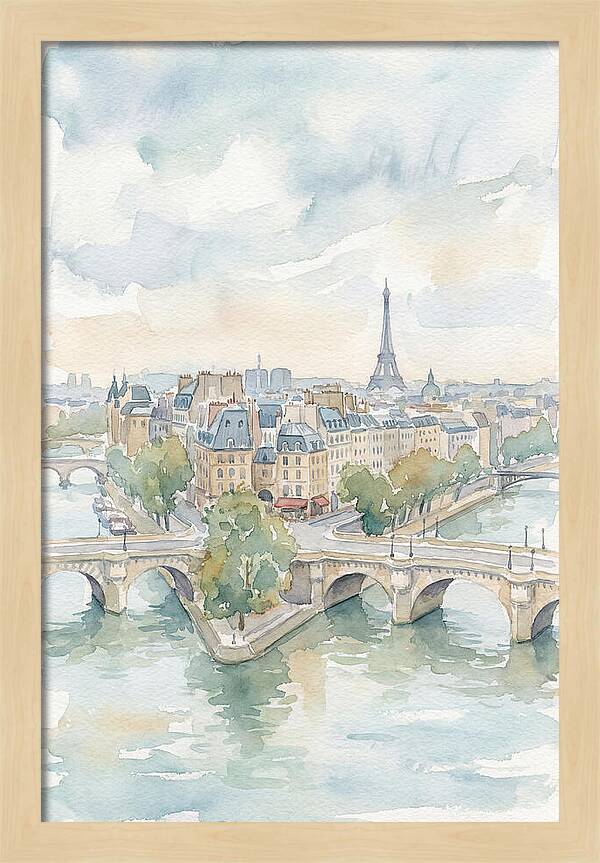 Parisian Landscape Serenity