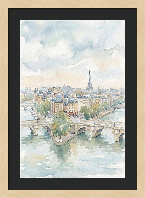 Parisian Landscape Serenity