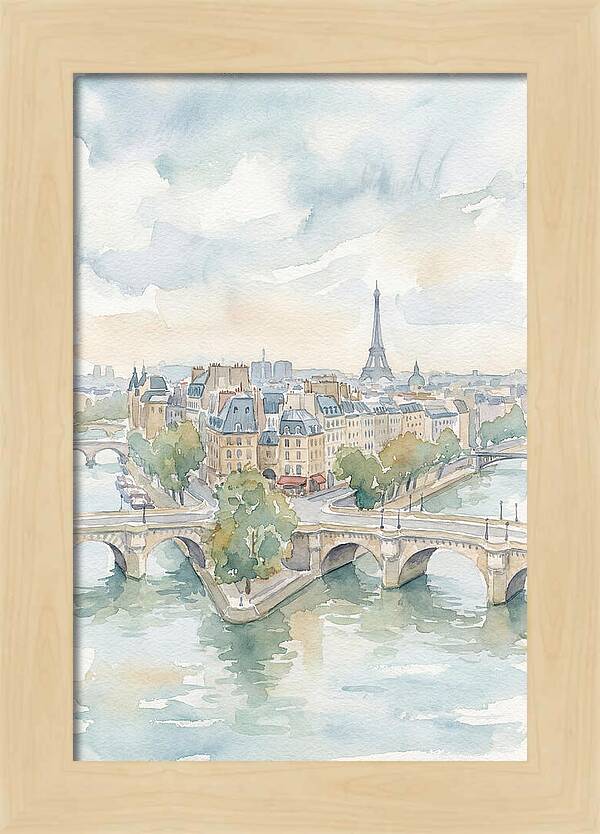 Parisian Landscape Serenity