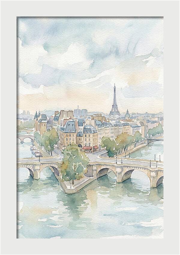 Parisian Landscape Serenity