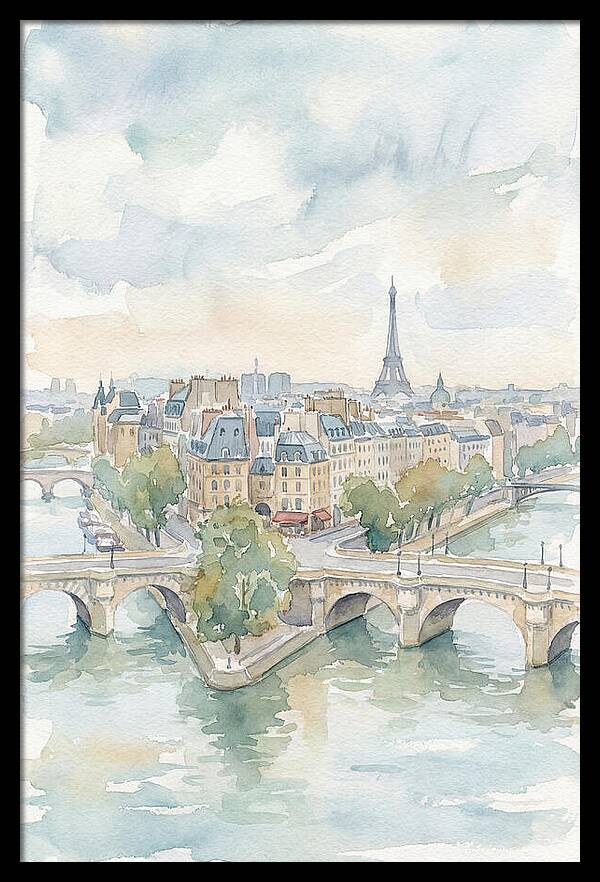Parisian Landscape Serenity
