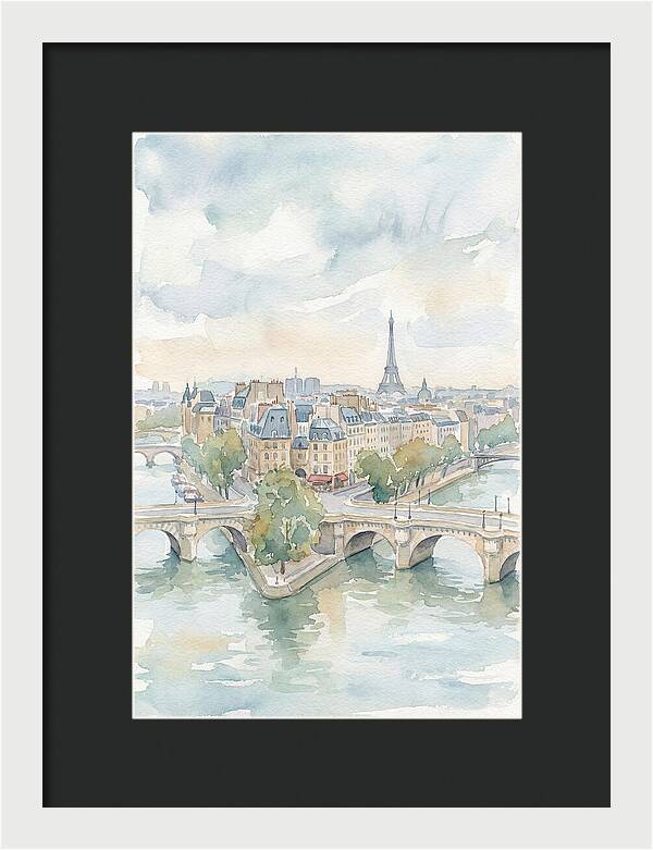 Parisian Landscape Serenity