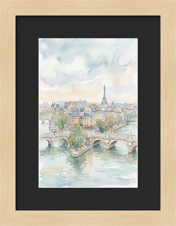 Parisian Landscape Serenity