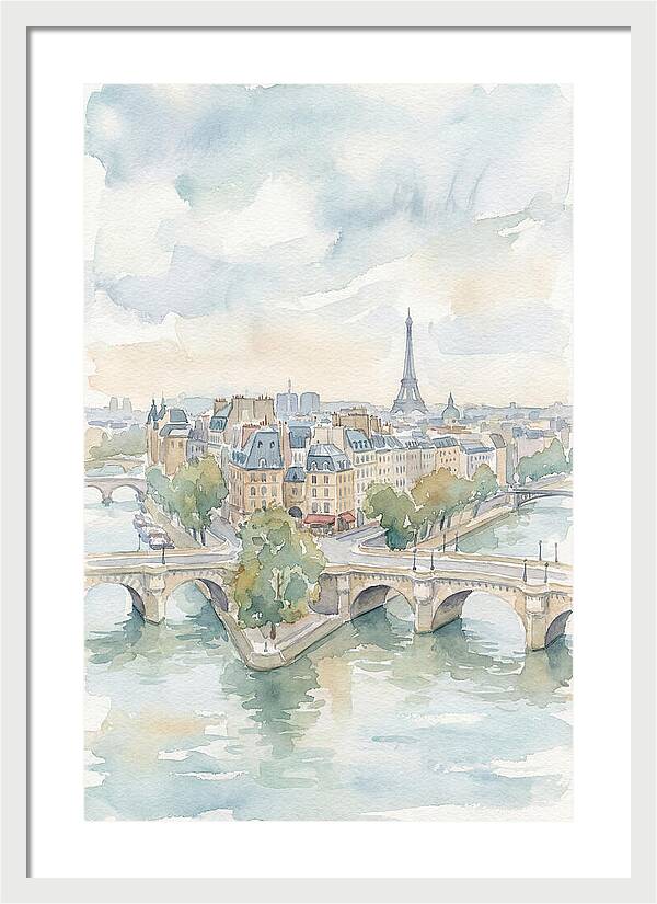 Parisian Landscape Serenity