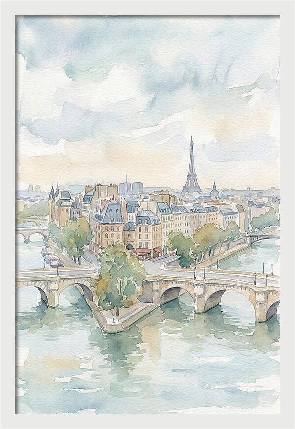 Parisian Landscape Serenity