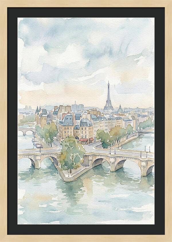 Parisian Landscape Serenity