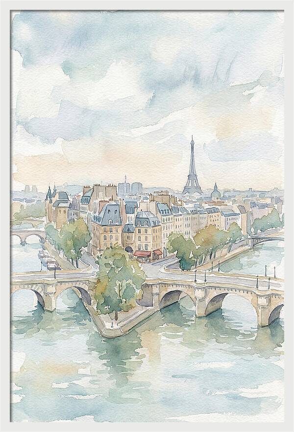 Parisian Landscape Serenity