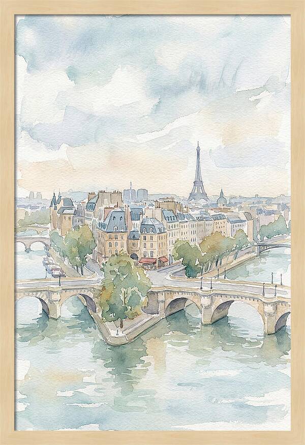 Parisian Landscape Serenity