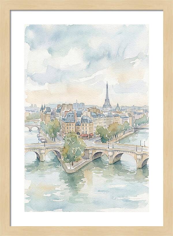 Parisian Landscape Serenity