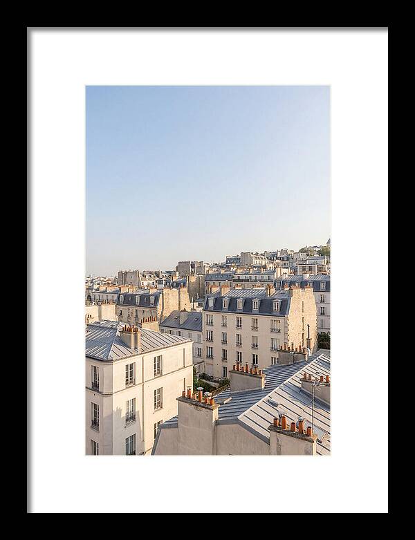 Parisian Rooftops At Dusk