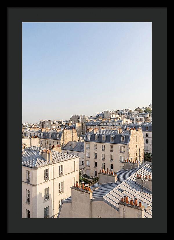 Parisian Rooftops At Dusk