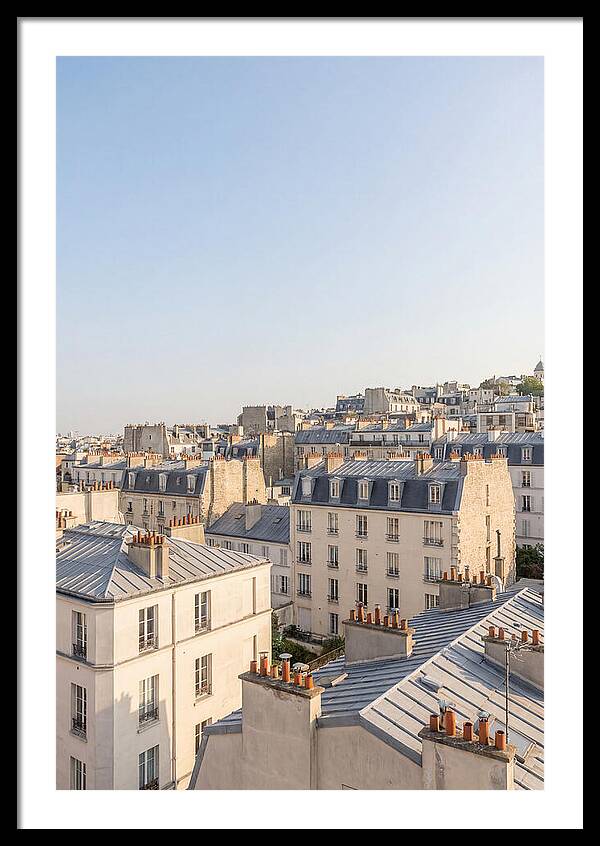 Parisian Rooftops At Dusk