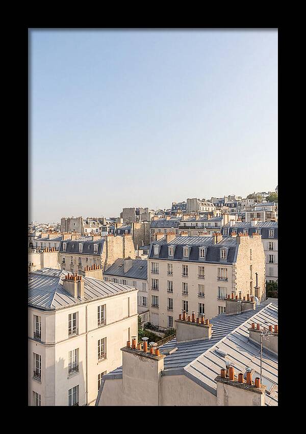 Parisian Rooftops At Dusk