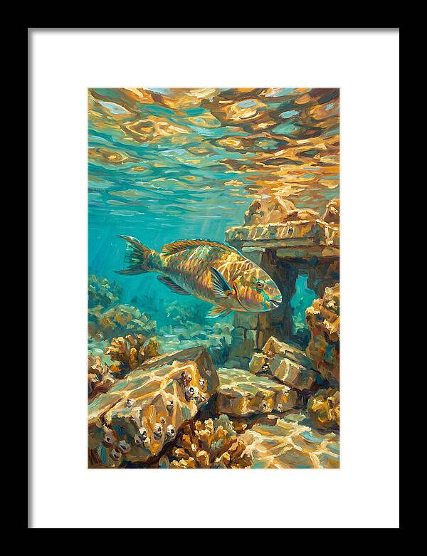 Parrotfish In Mediterranean Waters