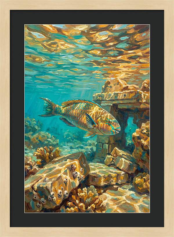 Parrotfish In Mediterranean Waters