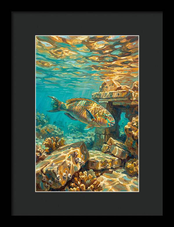 Parrotfish In Mediterranean Waters