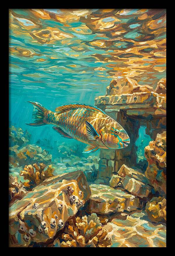 Parrotfish In Mediterranean Waters