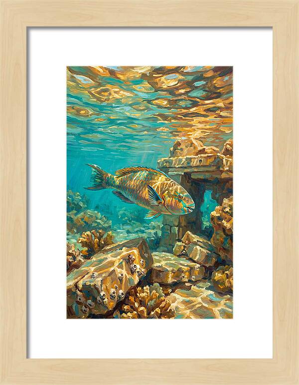 Parrotfish In Mediterranean Waters