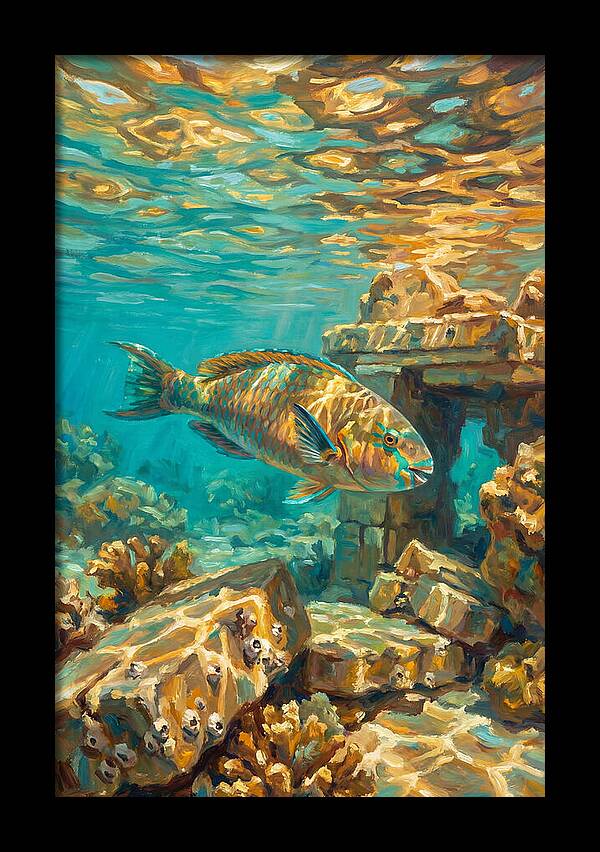 Parrotfish In Mediterranean Waters