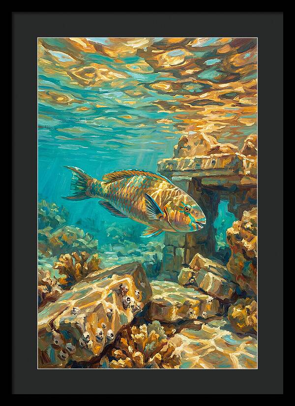 Parrotfish In Mediterranean Waters