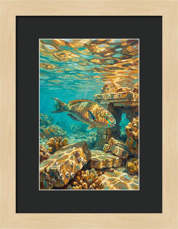 Parrotfish In Mediterranean Waters
