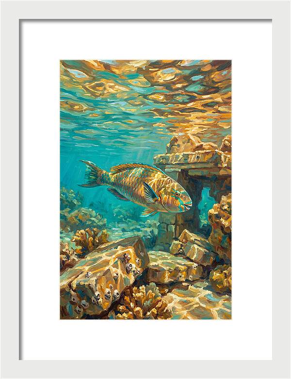 Parrotfish In Mediterranean Waters