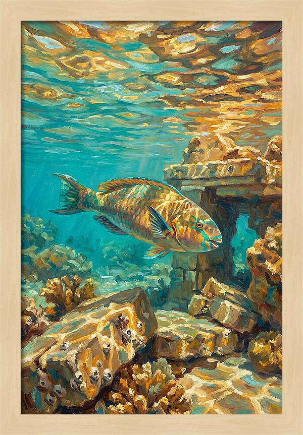 Parrotfish In Mediterranean Waters