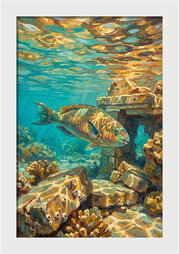 Parrotfish In Mediterranean Waters