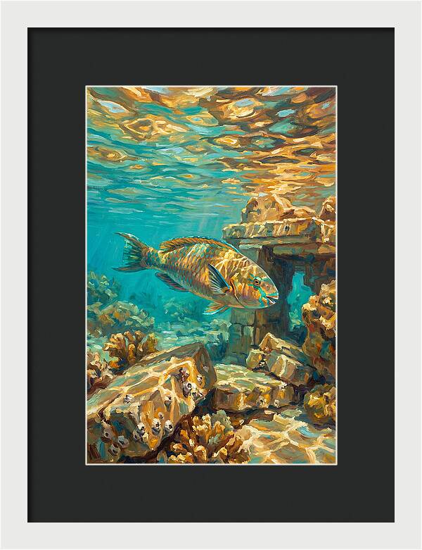 Parrotfish In Mediterranean Waters
