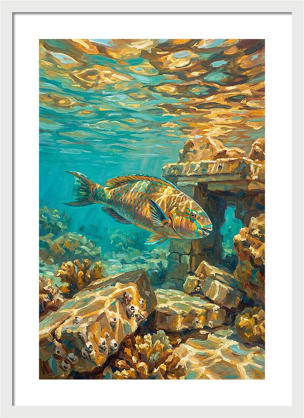 Parrotfish In Mediterranean Waters