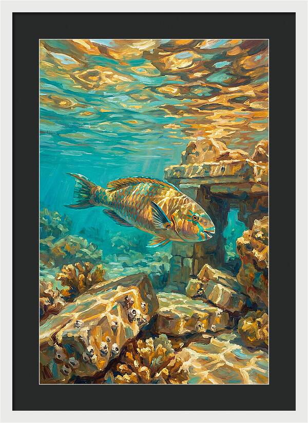 Parrotfish In Mediterranean Waters
