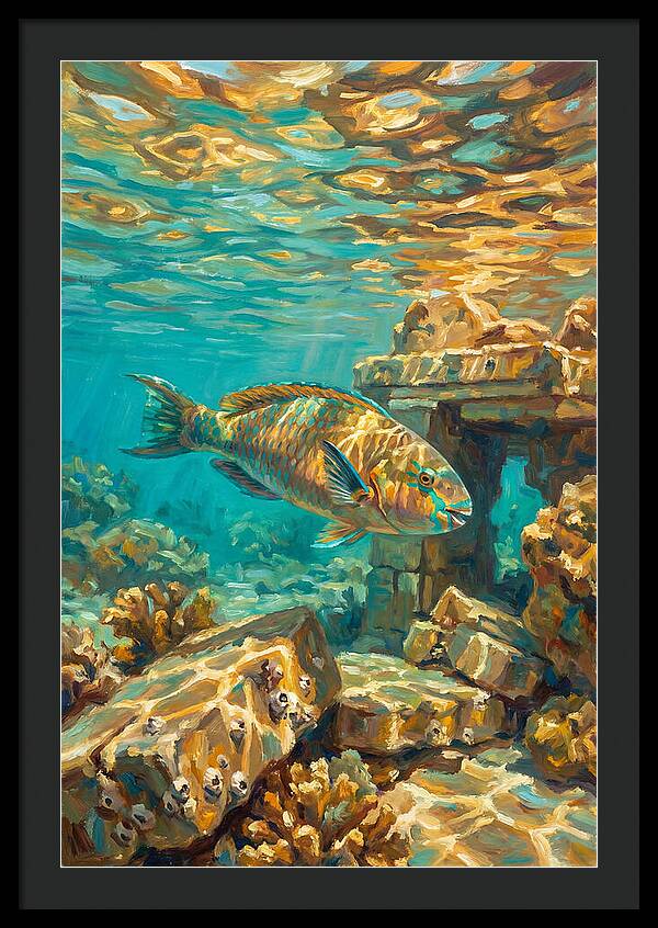 Parrotfish In Mediterranean Waters