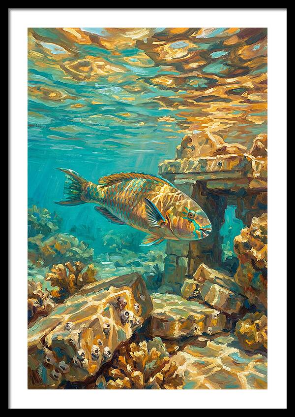 Parrotfish In Mediterranean Waters